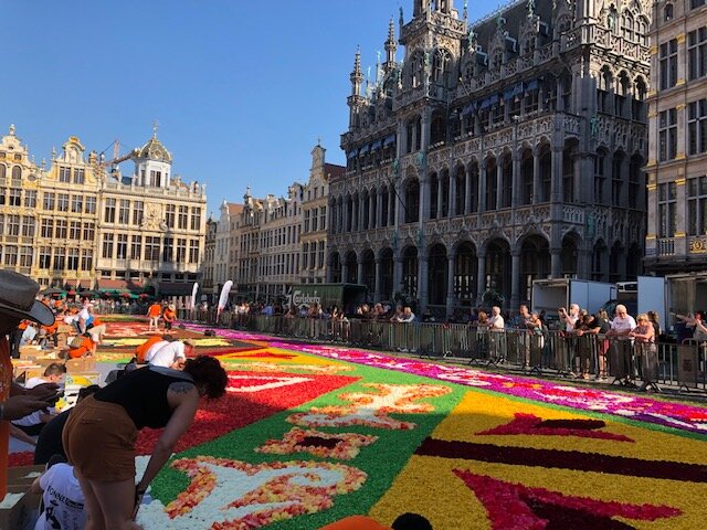 Цветочный ковер Брюсселя